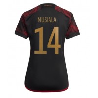 Nemecko Jamal Musiala #14 Vonkajší Ženy futbalový dres MS 2022 Krátky Rukáv